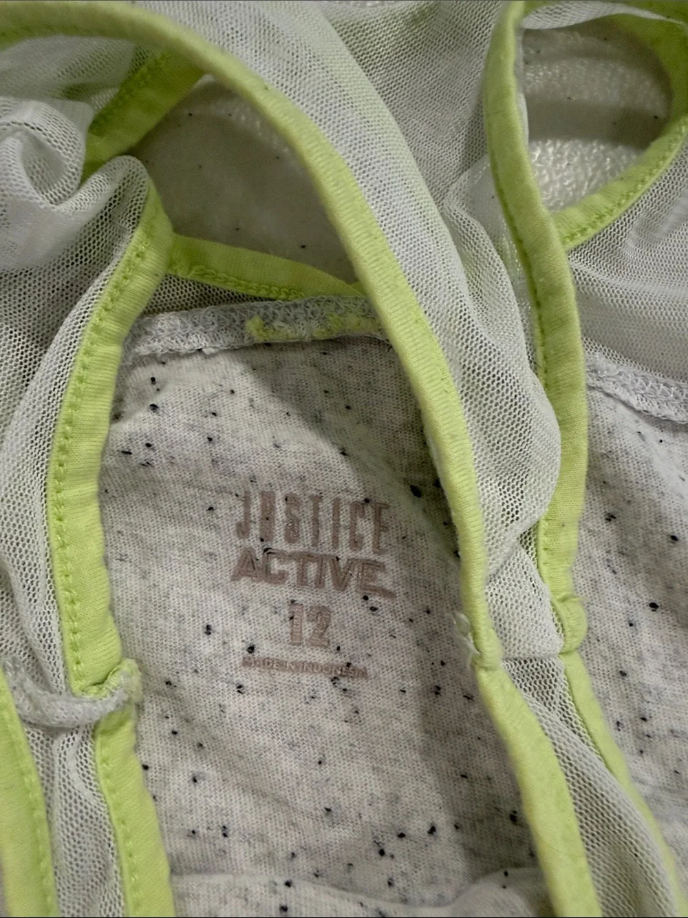 Girls Justice Active Tanks